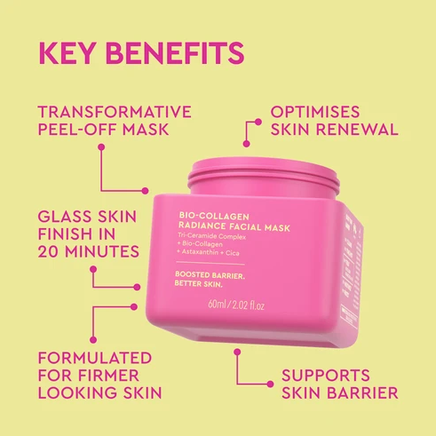 „Bio-Collagen Radiance” veido kaukė, 60 ml