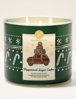 „Peppermint Sugar Cookie” trijų knatų žvakė